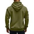 thumbnail image 4 of WTOBBY Men's Military Cargo Hoodie Jacket, Multi-Pocket Zippered Tactical Top, Athletic Wear for Outdoor Training and Street Style Fashion,Army Green XL, 4 of 8