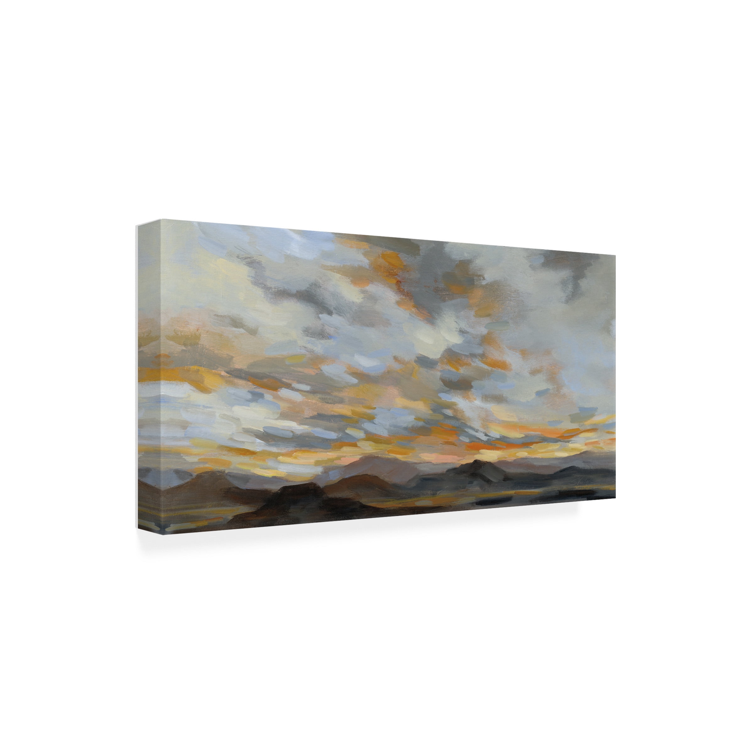 Trademark Fine Art Silvia Vassileva High Desert Sky I Canvas Wall Art - 24x47