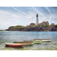 thumbnail image 3 of Vest, Christopher 18x15 Black Modern Framed Museum Art Print Titled - Portland Head Lighthouse, 3 of 5
