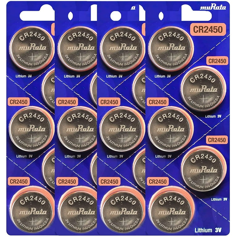 Murata CR2450 Battery 3V Lithium Coin Cell ? Replaces Sony CR2450