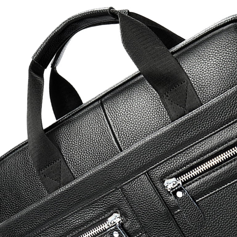 15 Laptop Bag Office Leather Briefcase Shoulder Mens Business Bag