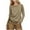 Khaki, variant on BSDJILFG Basic T-Shirts for Women Spring Layering Tops Athletic Workout Top Long Sleeve Solid Color Oversized Shirt Slim Fit Pullover Activewear Loungewear Tee Shirt