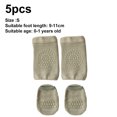 thumbnail image 2 of 5 Pairs Baby Crawling Anti-Slip Knee Pads and Anti-Slip Baby Socks Set Unisex, 2 of 5
