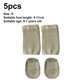 thumbnail image 2 of Juego de 5 pares de rodilleras antideslizantes para bebé y calcetines antideslizantes para bebé, unisex, 2 of 5