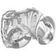 thumbnail image 1 of Master Series Detained 2.0 Restrictive Chastity Cage w/Nubs - Clear, 1 of 1