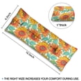 thumbnail image 4 of Sunflower and Bee Seatbelt Pillow - Soft Mastectomy Cushion for Car - Vintage Floral Design for Post Surgery Comfort - Women's Recovery Gift Idea, 4 of 5