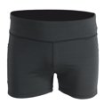 thumbnail image 1 of Pantalones cortos deportivos para mujer, elásticos, transpirables, para hacer ejercicio, Yoga, pantalones cortos (negro L), 1 of 7