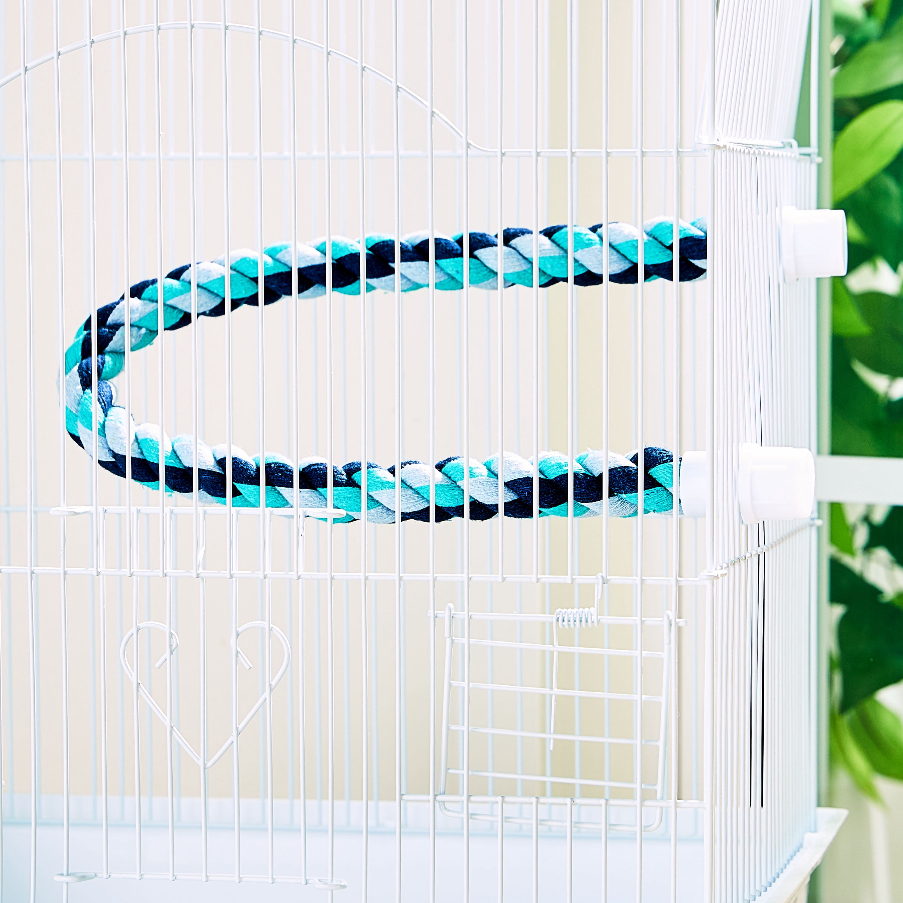 (4 pack) Vibrant Life Flexible Multi-Color Bird Rope Perch 21" Long