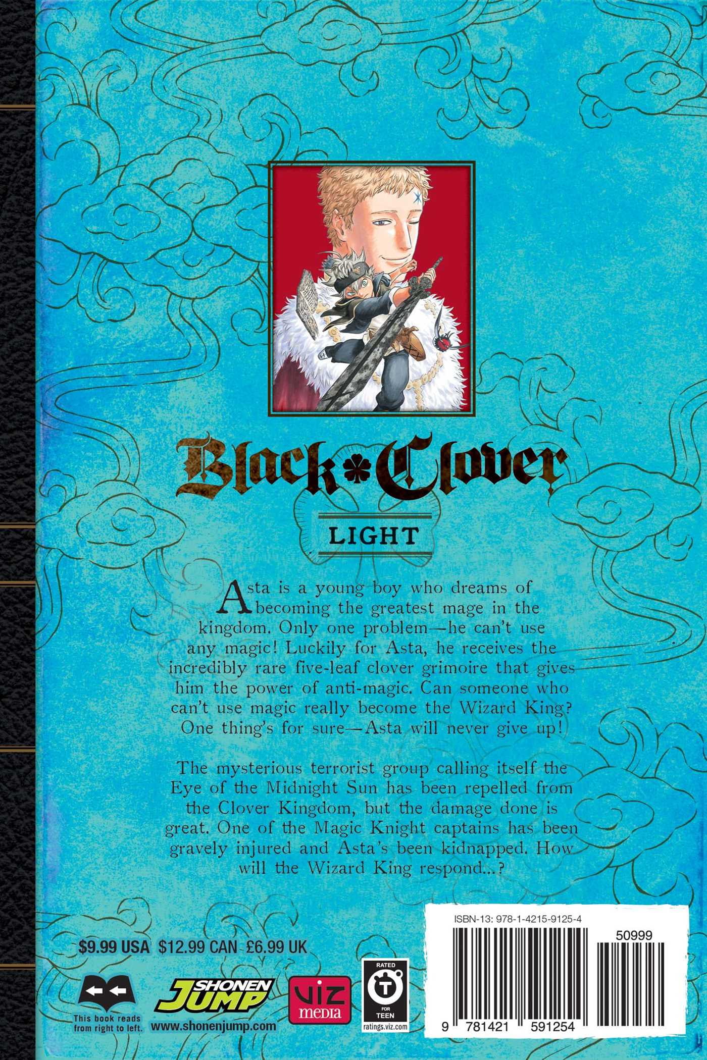 Black Clover Black Clover Vol 5 Volume 5 Series 5 Paperback Walmart Com Walmart Com