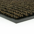 thumbnail image 5 of Ultralux Indoor Scraper Entrance Mat | 31" x 47" | Anti-Slip Vinyl Backed Indoor Doormat | Low Profile Dirt Trapper Entry Rug | Brown, 5 of 8