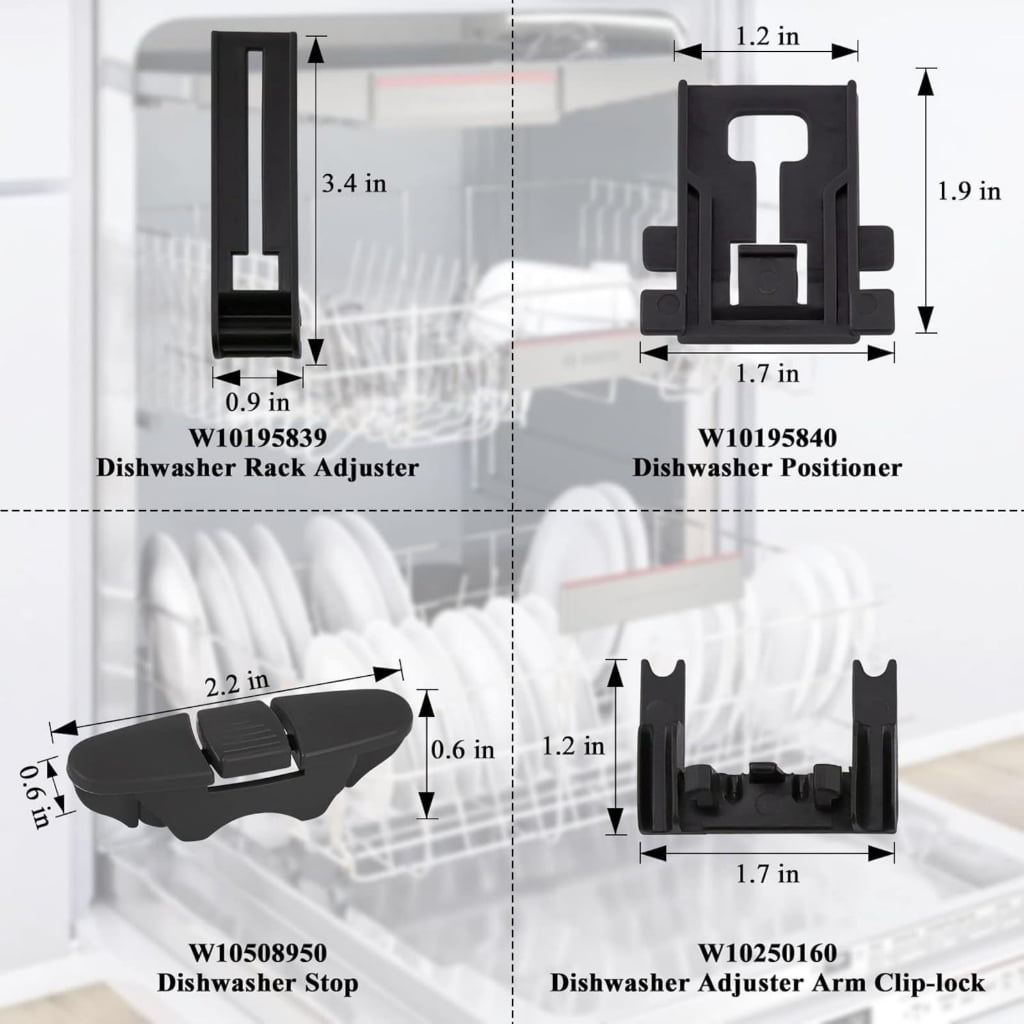 10 Divisions Dishwasher Upper Shelf Factors Permanent Macromolecule Metal Plan Strengthened Stability Smooth Sliding Re