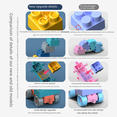 thumbnail image 2 of Juego de caja de regalo portátil con bloques de construcción granulados para niños, juguetes educativos ensamblados para jardín de infantes, regalo para el día del niño, 2 of 4