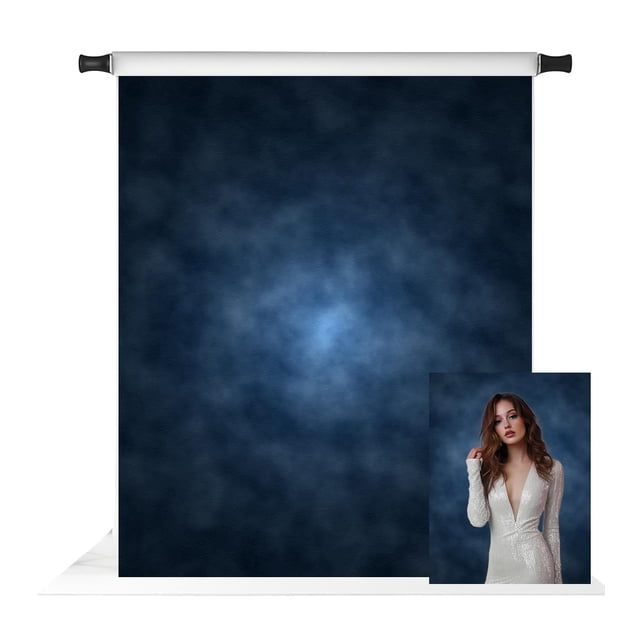 Telón de fondo fotográfico Kate, abstracto, azul oscuro, 150 x 210 cm