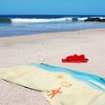 thumbnail image 3 of Zatoumnr Quick Dry Bath Towel, 28"x55.1", Microfiber Double-Sided Fleece, Single-Sided Print, Great for Beach Towel and Spa Bathrobe, 3 of 6