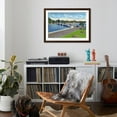 thumbnail image 4 of Art.com St. Petersburg, Florida - Snell Isle Bridge View Art Print by Lantern Press, Brown Frame Wall Art, 44" x 32", 4 of 5