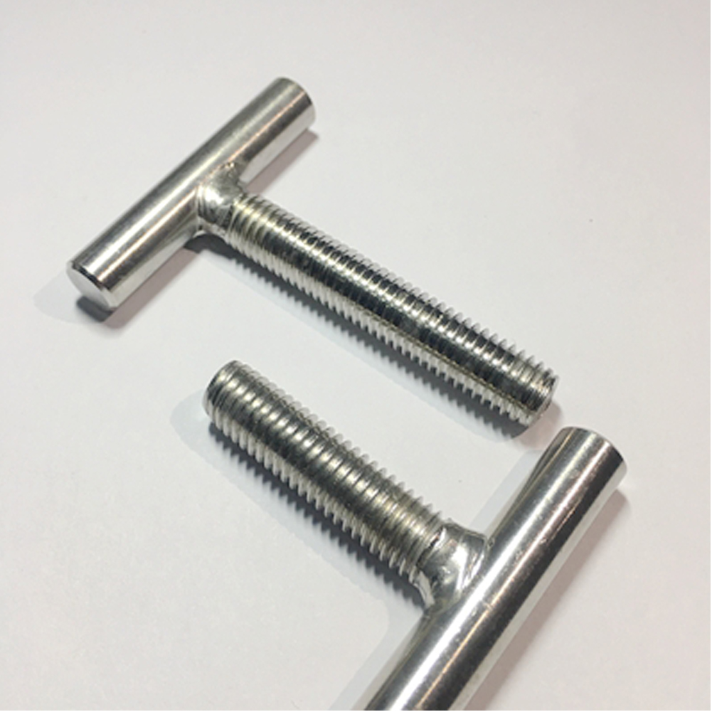 2 Pcs 304 Stainless Steel T-Cylinder Weld Rivets M5x20mm.