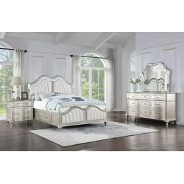 Bling Game Storage Bedroom Set Metallic Platinum Walmart