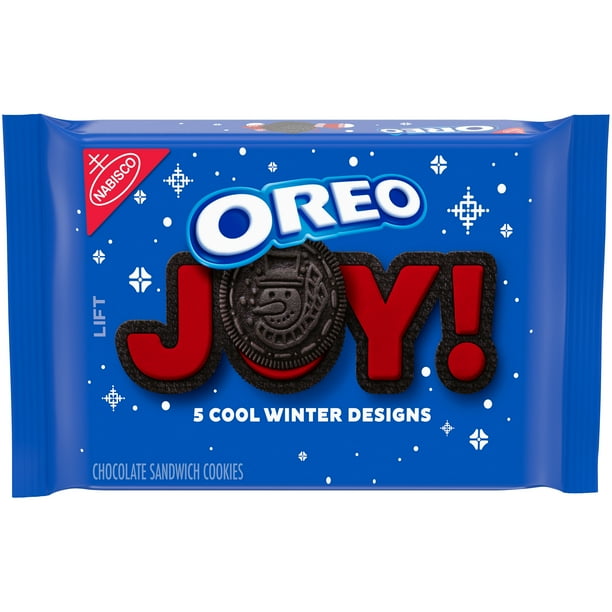 OREO Double Stuf Winter Sandwich Cookies, Holiday Cookies, 20 oz