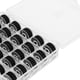 thumbnail image 4 of Juego de bobinas de 25 uds, color negro con hilos + estuche, bobinas preenrolladas en caja, accesorios de costura, 4 of 8