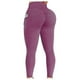 thumbnail image 3 of Tik Tok Leggings Plus Size, Women's Textured Booty Yoga Pants High Waist Ruched Butt Lifting Tummy Control Yoga Tights, 3 of 5