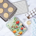 thumbnail image 5 of Yayeee Pot Holders Kitchen Heat Resistant with Pocket 7"x9.8" Cotton Oven Cooking Hot Pads, Green Floral Tomatoes, 5 of 7