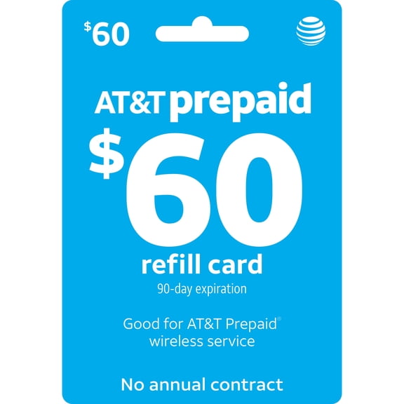 AT&T $60 Refill Card