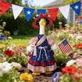 thumbnail image 5 of Tyidzon 4th of July Porch Goose Outfits, 23 inch Waterproof Fade Resistant Goose Costume for Yard Lawn, Independence Day Decor for Outdoor Garden, 5 of 9