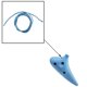 thumbnail image 5 of Eigraketly Leyenda del instrumento musical del viento de la flauta del buque de plástico Alto C de Ocarina de 12 agujeros Accesorios para instrumentos musicales, 5 of 6