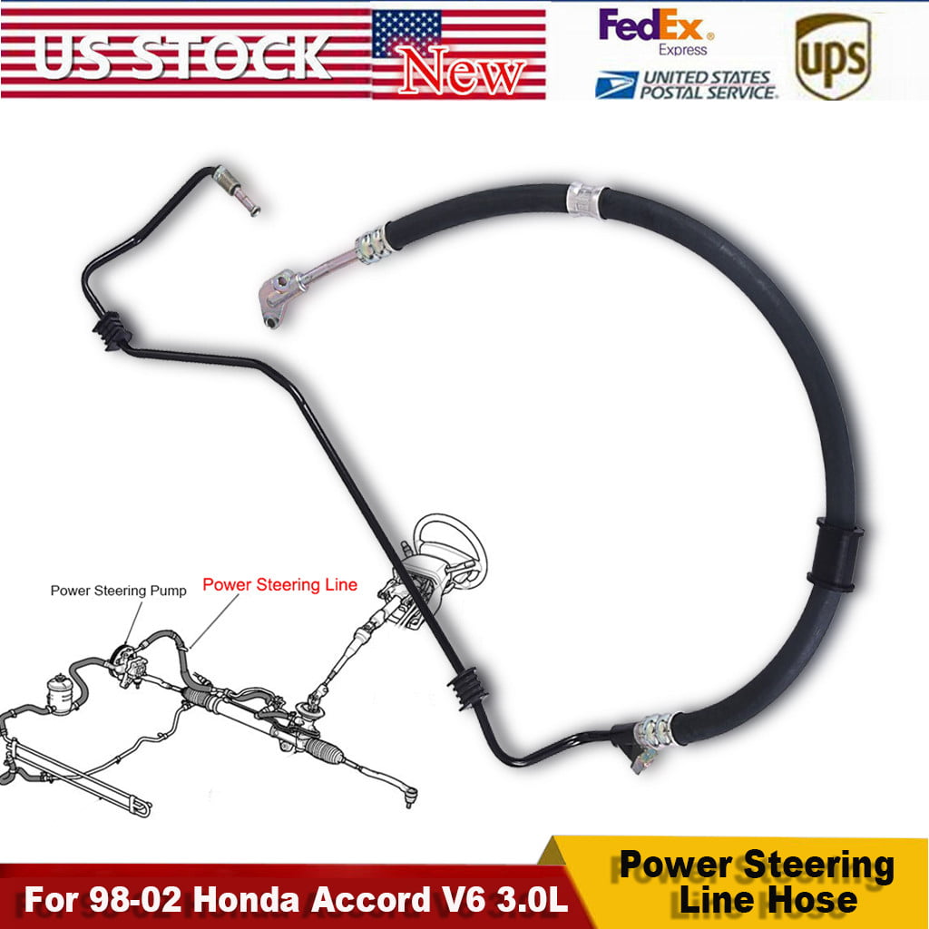 365527 Power Steering Pressure Line Hose Assembly Fit 98-02 Honda Accord V6 3.0L