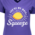 thumbnail image 4 of Inktastic You're My Main Squeeze with Lemon Women's V-Neck T-Shirt, 4 of 5