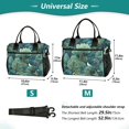 thumbnail image 4 of FORMRS Insulated Lunch Bag Unisex Large Capacity with Shoulder Strap, Green Forest Pattern, 4 of 6
