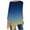 Blue, variant on Women's Tunic Tops Ombre Gradient Asymmetric Long Sleeve Casual Blouse