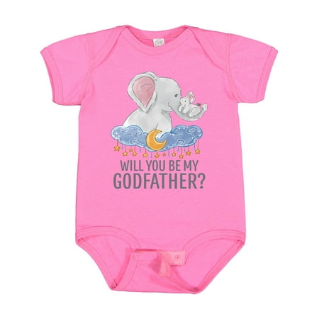 

Inktastic Will You Be My Godfather Gift Baby Boy or Baby Girl Bodysuit