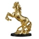 thumbnail image 2 of de caballo, estatua de resina de caballo con de , escultura moderna para decoración de escritorio, adecuada para el hogar, neg oro Macarena Caballo estatuilla escultura, 2 of 7