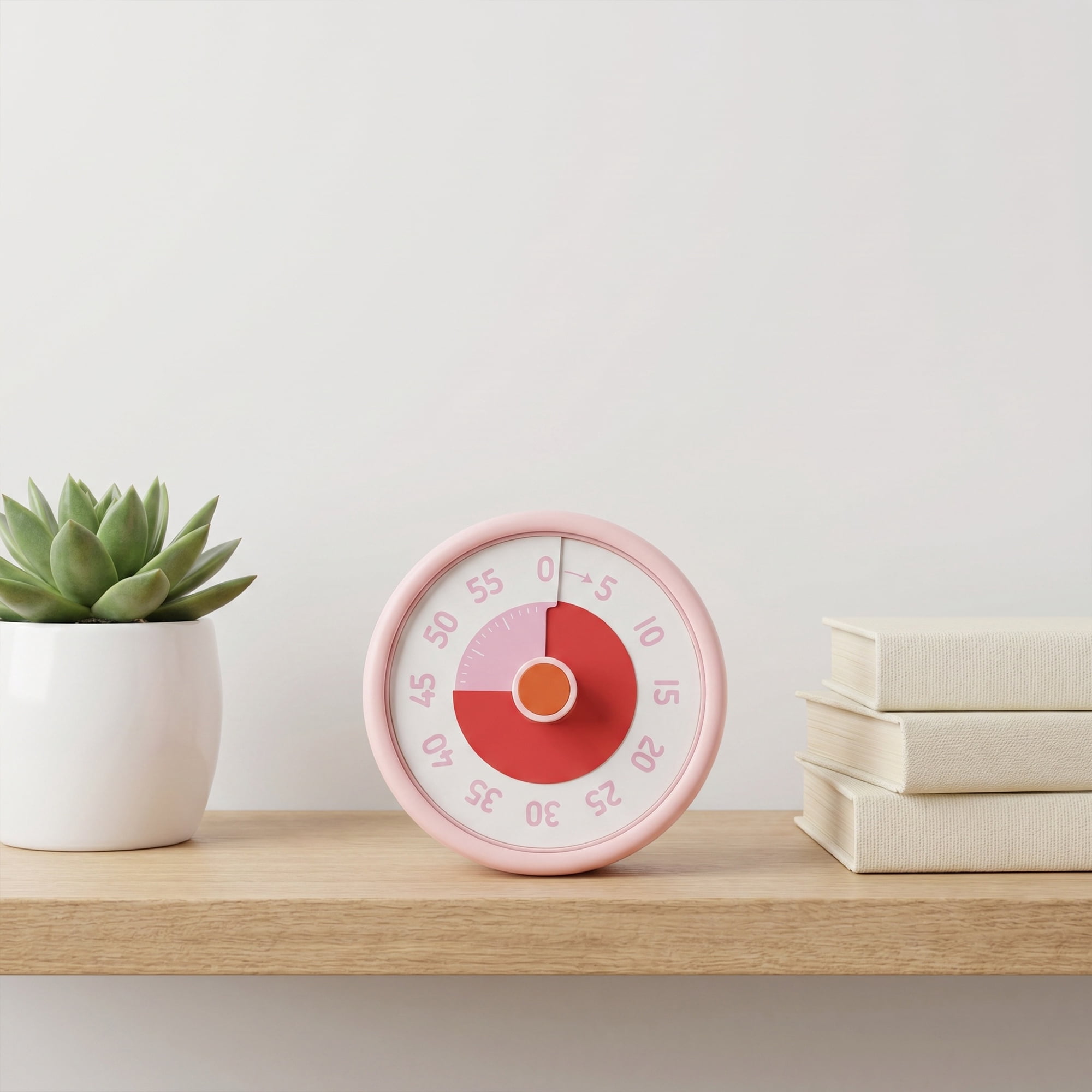 Unique Bargains 60 Minute Kitchen Digital Visual Timer Pink