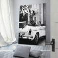 thumbnail image 3 of Black And White Vintage Fashion Car Sexy Stockings Women Legs Poster Picture Print Canvas Poster Wall Paint Art Posters Decor Modern Home Artworks Gift 12x18inch(30x45cm), 3 of 6