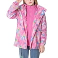 thumbnail image 3 of Besly Kid Girls Rain Jacket Rain Jacket Girls Rain Jackets Girls Lightweight Jacket Girl Rain Jacket Girls Rain Jackets Size 3-12, 3 of 10
