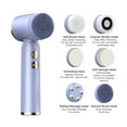 thumbnail image 3 of HengYuaoler Facial Cleansing Brush with Soft Brush Heads IPX6 Waterproof LED Display - 6-in-1 Deep Cleaning Exfoliator, 3 of 11