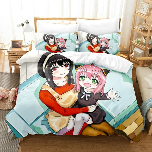 Anime SPY×FAMILY Bedding Comforter Sets 3D Print Cool Cartoon 0 King