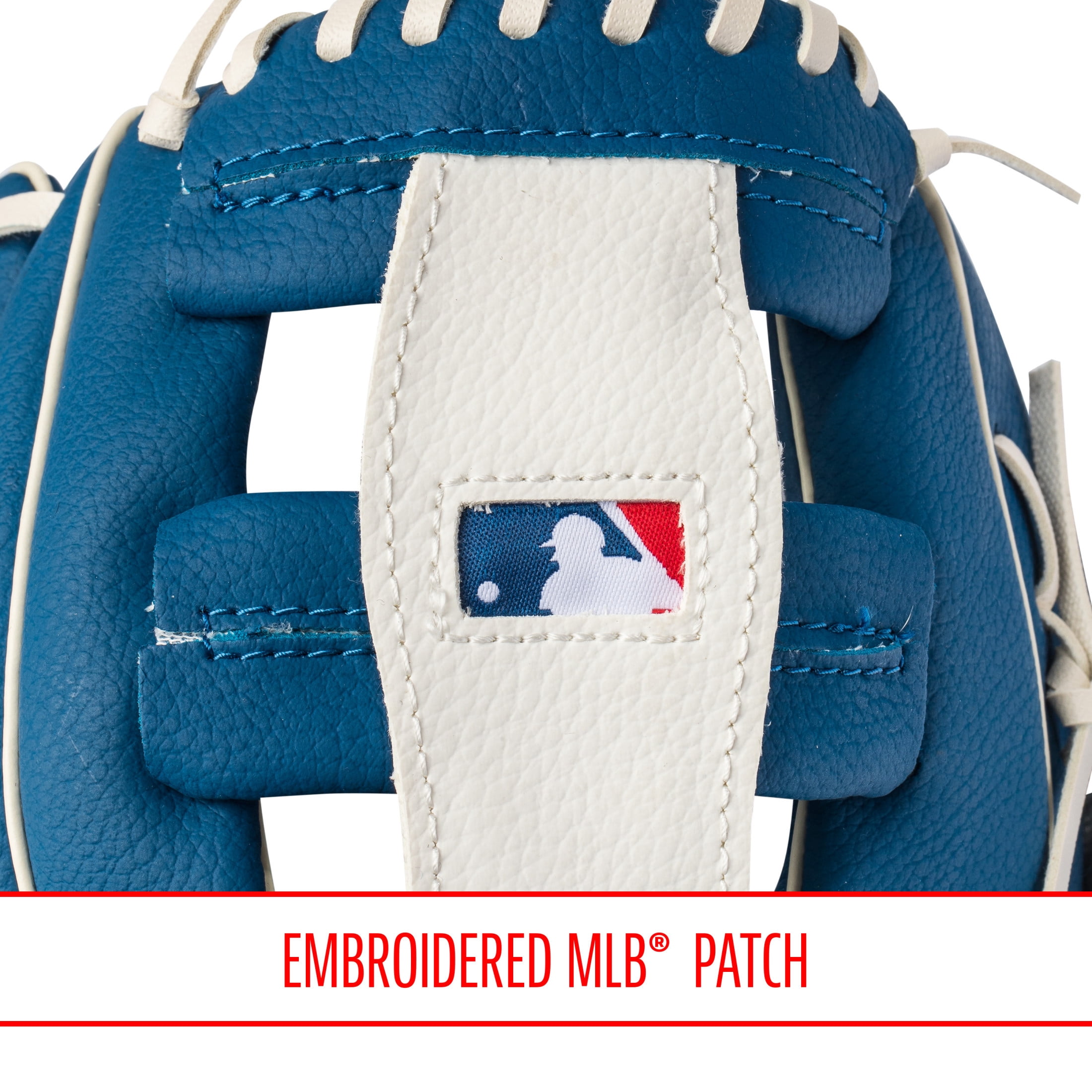 Franklin Sports MLB New York Mets Youth Teeball Glove + Ball Set, 9.5 in