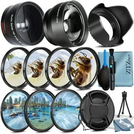 58MM Ultimate Video Camera Accessory Bundle (Mic + Video