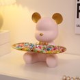 thumbnail image 5 of Estatua de escultura de oso nórdico, resina, accesorios de decoración del hogar, bandeja organizadora de llaves para sala de estar, oso violento, decoración de habitación kawaii, 5 of 5