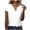 A-White, variant on Womens Summer Tops Stylish Solid Color-neck Casual Short Sleeve Top Short Sleeve-neck Top/Shirt