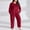 Wine, variant on Women's Plus Size Flannel Pajama Set Thickened Warm Coral Pajamas Satin Pants Set Outfit for Women Women Pajama Pants Fuzzy Real Silk Sleepwear Flannel Pajamas Women Petite Size