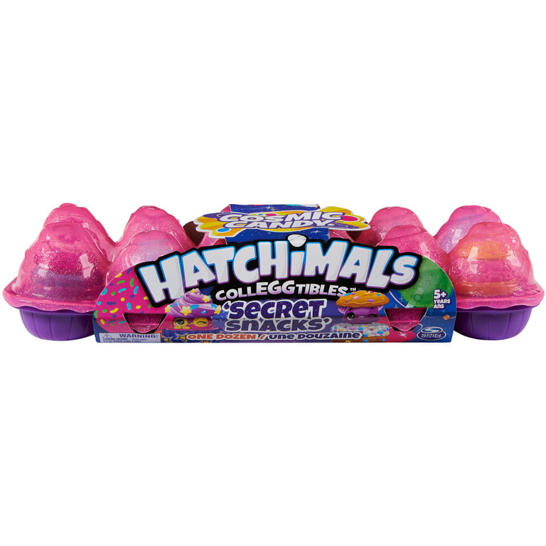 Hatchimals CollEGGtibles, Cosmic Candy Limited Edition Secret Snacks  12-Pack Egg Carton, Girl Toys, Girls Gifts
