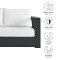 thumbnail image 7 of Tahoe 2-Piece Left-Facing Chaise Sectional Sofa Set in Gray White, 7 of 7