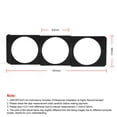 thumbnail image 4 of Car Triple 2'' 52mm Gauge Holder Pod Panel Standard Stereo Radio Slot Single Din, 4 of 7