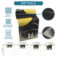 thumbnail image 6 of Yellow Moonlight Table Runner - 60 Inch Long Modern Rustic Rabbits Botanical Cotton and Linen Blended Dress Scarves Farmhouse Table Runner for Kitchen Dining, Coffee Table, 13" x 60", 6 of 8