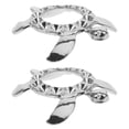 thumbnail image 1 of 2pcs Crystal Ball Base Sphere Holder Turtle Shaped Crystal Ball Sphere Stands, 1 of 8