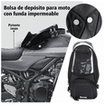 thumbnail image 3 of Maleta Para Tanque  Bloosom Iman O Correas Tank Bag Moto Negro, 3 of 4